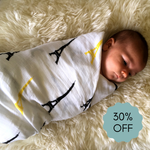 Bonjour Baby - France | Baby Muslin Swaddle | Proud Baby