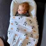newborn baby muslin swaddle blanket netherlands theme holland dutch baby