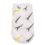 French France eiffel tower baby muslin swaddle